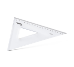 Driehoek Aristo 23620 200mm 30/60graden transparant