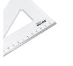 Driehoek Aristo 23620 200mm 30/60graden transparant