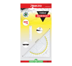 Geodreieck 1552 160mm transparent mit gelbem Streifen