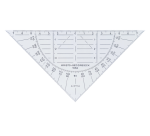 Equerre géométrique Aristo 1550 160mm flexible transparent