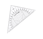 Equerre géométrique Aristo 1550 160mm flexible transparent