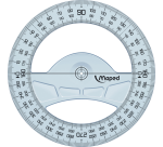 Maped Geometric Circular Protractor 120mm