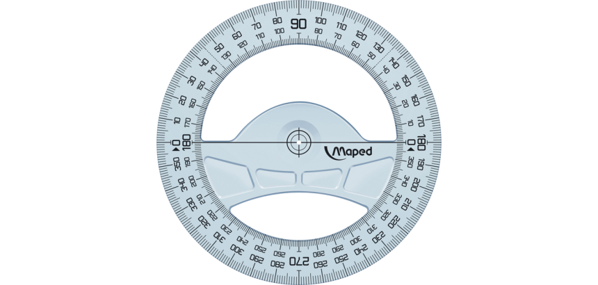 Maped Geometric Circular Protractor 120mm