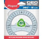 Maped Geometric Circular Protractor 120mm