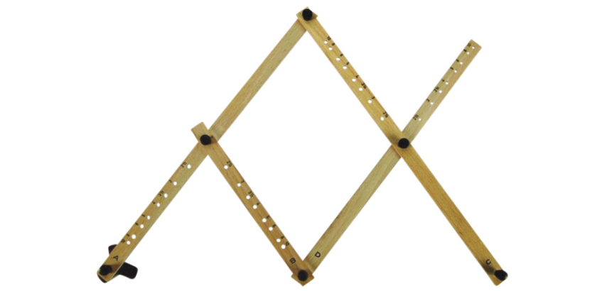 Rumold P4 Hard Wood Pantograph 34cm Gray Varnish