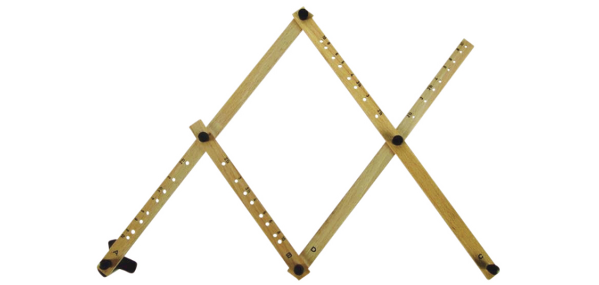 Rumold P4 Hard Wood Pantograph 34cm Gray Varnish