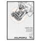 Bloc papier millimétré Aurora A4 brun