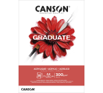 Canson Graduate Öl- & Acrylblock A4 20 Blatt 290g Weiß