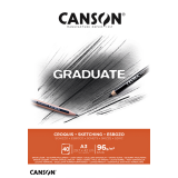 Bloc à croquis Canson Graduate A3 96g 40 feuilles
