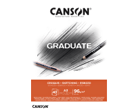 Canson Graduate Sketch Pad A3 40 Sheets 96g White