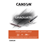 Bloc à croquis Canson Graduate Sketch A4 40 feuilles 96g blanc