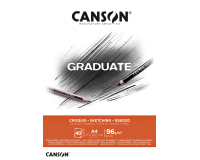 Canson Graduate Sketch Pad A4 40 Sheets 96g White