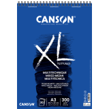 Bloc aquarelle Canson XL Mix Media A3 300g spirale 30 feuilles