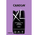 Bloc à dessin Canson XL Marker A4 70g 100 feuilles ultra blanc
