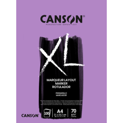 Bloc dessin Canson XL Marker A4 70g 100 feuilles