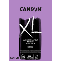 Bloc dessin Canson XL Marker A3 70g 100 feuilles