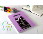 Bloc à dessin Canson XL Marker A3 70g 100 feuilles ultra blanc