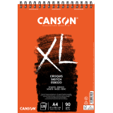Schetsblok Canson XL Croquuis A4 90gr spiraal 120 vel