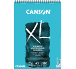 Bloc aquarelle Canson XL A3 30 feuilles 300g spirale blanc