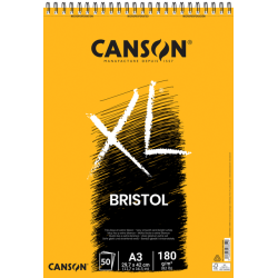 De_bloc dibujo canson xl bristol din a3 extraliso encolado 29,7x42 cm 50 hojas 180 gr