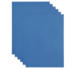 Papier copieur Papicolor A4 200g bleu roi 6 feuilles