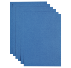 Papier copieur Papicolor A4 200g bleu roi 6 feuilles