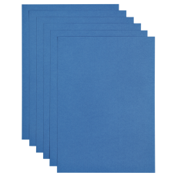Papier copieur Papicolor A4 200g 6 feuilles bleu roi