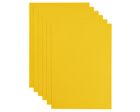 Papier copieur Papicolor A4 200g jaune bouton d'or 6 feuilles