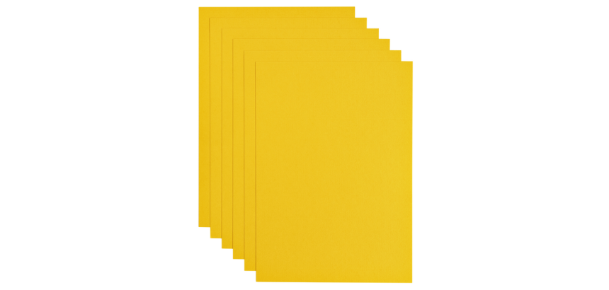 Kopieerpapier Papicolor A4 200gr 6 vel dottergeel