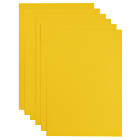 Papier copieur Papicolor A4 100g jaune bouton d'or 12 feuilles