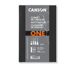 Carnet de croquis Canson Art Book One Couverture rigide 140x216mm 98 feuilles blanches 100g