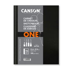 Carnet de croquis Canson Art Book One Couverture rigide 216x279mm 100 feuilles blanches 100g