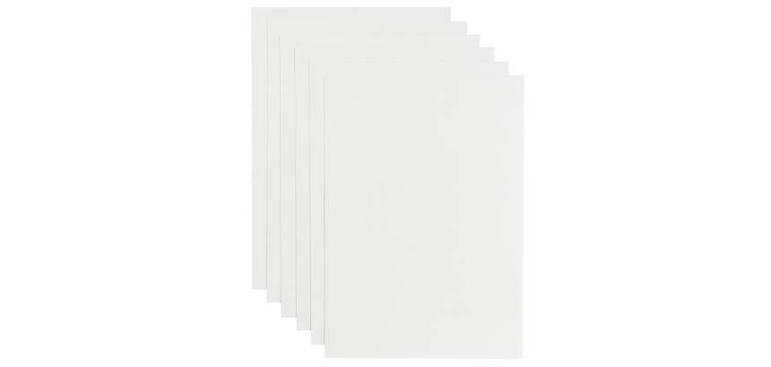 Papier copieur Papicolor A4 200g blanc 6 feuilles