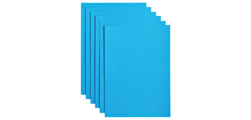 Papicolor A4 Copier Paper 200g Light Blue 6 Sheets