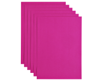 Papier copieur Papicolor A4 200g rose vif 6 feuilles