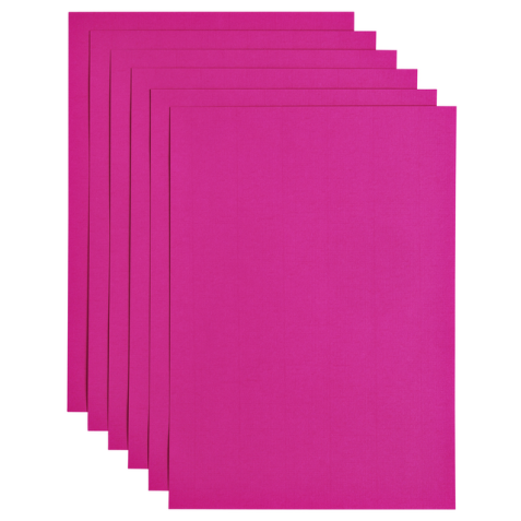 Kopieerpapier Papicolor A4 200gr 6 vel felroze