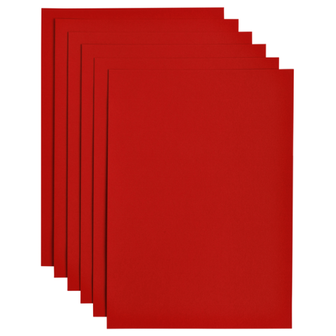 Kopieerpapier Papicolor A4 200gr 6vel rood