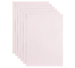 Papier copieur Papicolor A4 200g rose clair 6 feuilles