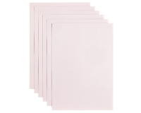 Papier copieur Papicolor A4 200g rose clair 6 feuilles