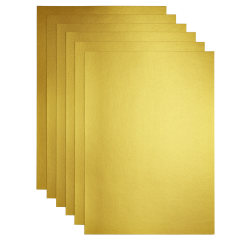 Kopieerpapier Papicolor A4 120gr 6 vel metallic goud