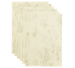 Papier copieur Papicolor A4 200g ivoire marbré 6 feuilles
