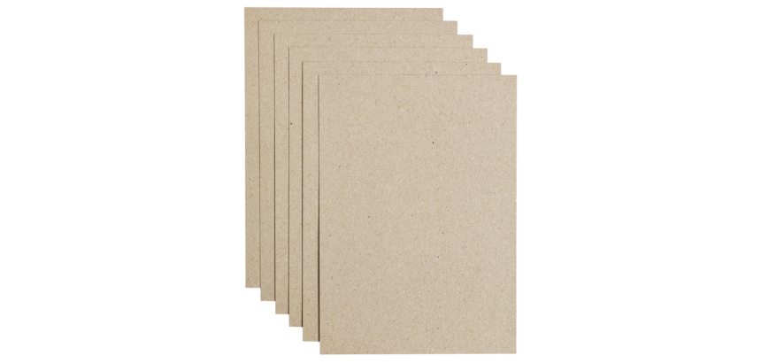 Papier copieur Papicolor A4 220g kraft gris 6 feuilles