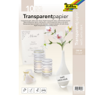 Transparant papier Folia A4 115gr 10 vel wit