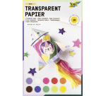 Transparent paper Folia 18.5x29.7cm 42g 10 sheets 10 colors