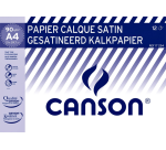 Kalkpapier Canson gesatineerd 12vel 90gr A4 doorschijnend