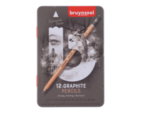 Crayon graphite Bruynzeel Expression set 12 duretés gris