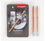 Crayon graphite Bruynzeel Expression set 12 duretés gris