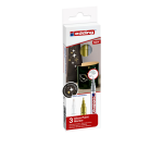 Ölbasierter Lackmarker edding 751 1-2mm Metallic sortiertes Set 3 Stück