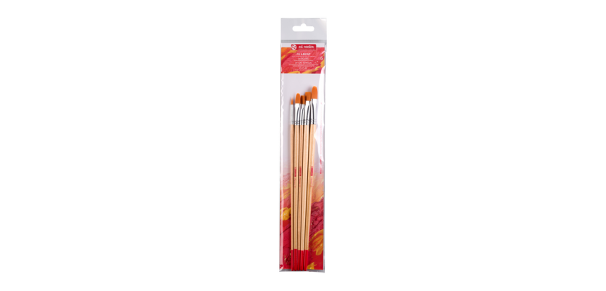Talens Art Creation Brush Round and Flat Filament Set 5 Pieces