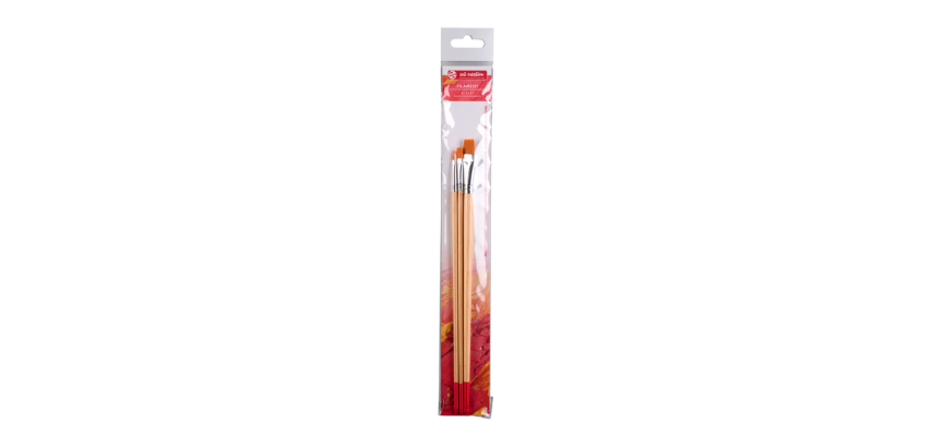 Talens Art Creation Flachpinsel-Sortiment Set, 3 Stück